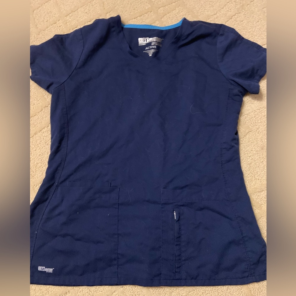 (2) Grey’s Anatomy Scrub Tops